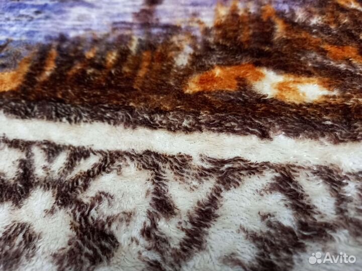 Покрывало плюшевое СССР