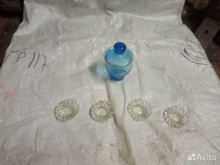 Десертница и емкости для икры СССР