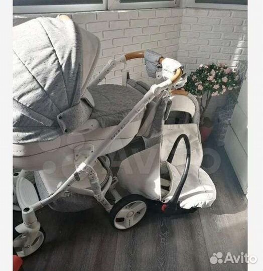 Коляска riko bruno luxe 3 в 1