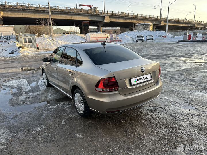Volkswagen Polo 1.6 AT, 2018, 99 000 км