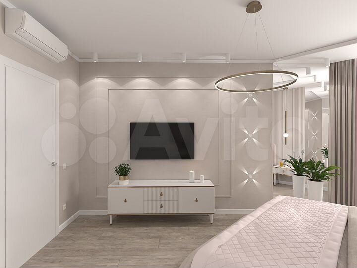 2-к. квартира, 58 м², 7/19 эт.