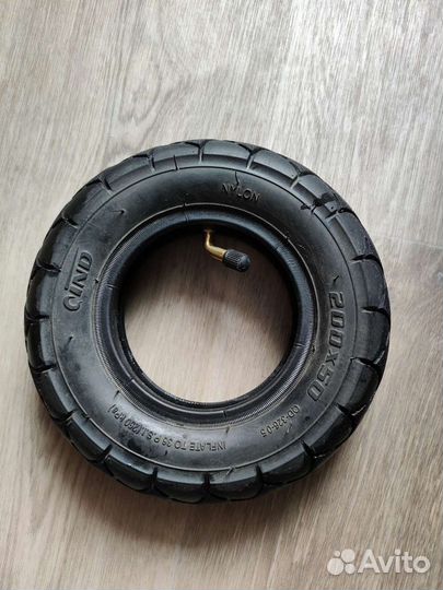 Покрышка с камерой на самокат 200*50