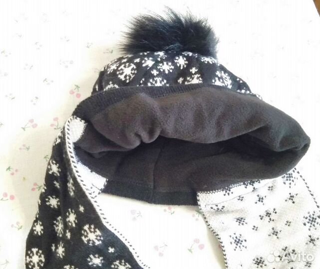 Шапка женская на флисе. За шоколадку