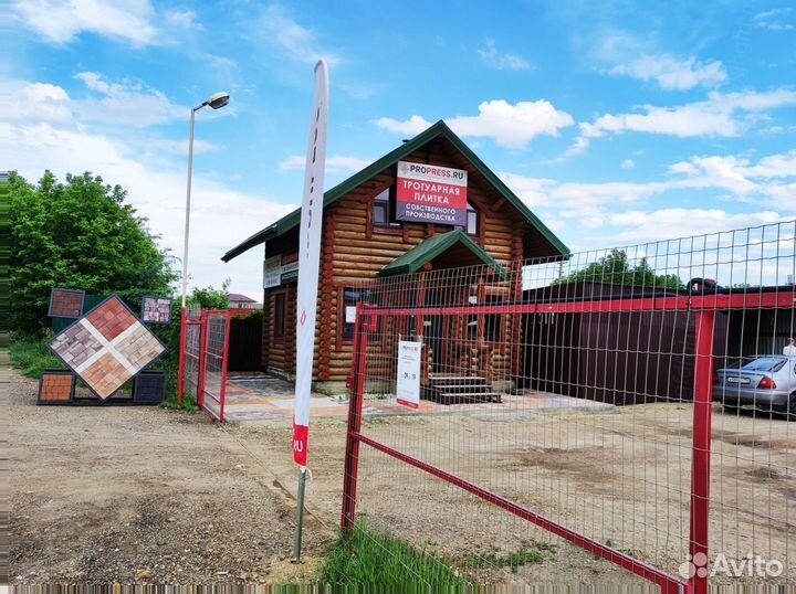 Тротуарная плитка брусчатка от 120 м2
