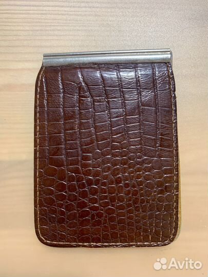 Зажим для денег кожа