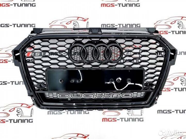 Решётка на Audi A1 8X рест 14-18 RS1 style #1
