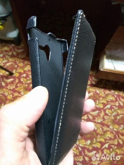 Чехол Флип-Кейс для Soni Xperia ZL (кожа)