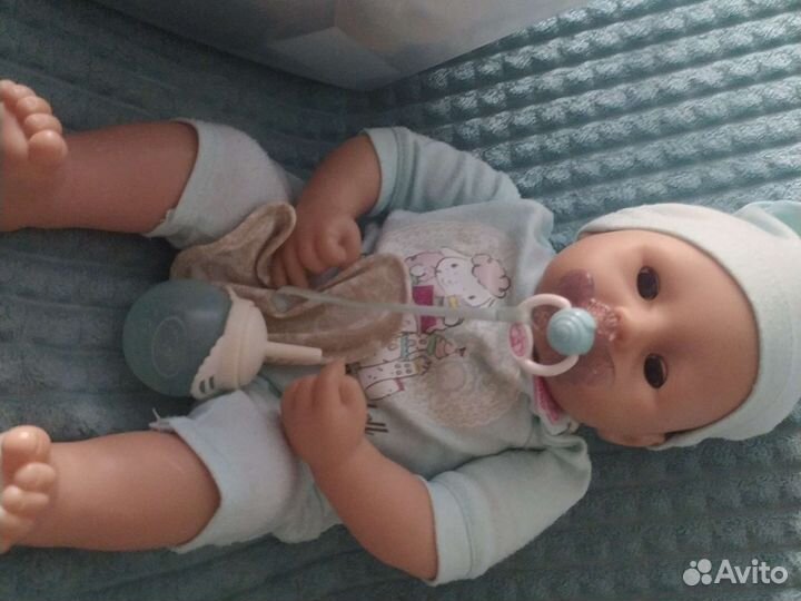 Кукла Bebi Annabell мальчик, плачет, писает