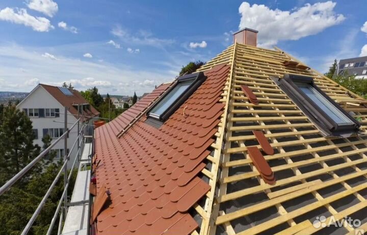 Кровельные работы, демонтаж