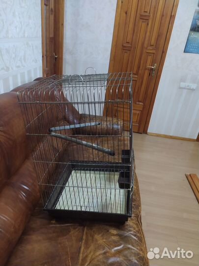 Клетка для птиц 47х47х74 бу