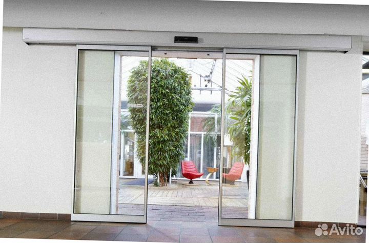 Автоматические раздвижные двери Дорхан