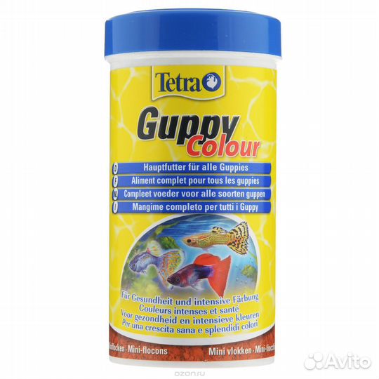 Tetra Guppy Color 100ml Корм в хлопьях для гуппи