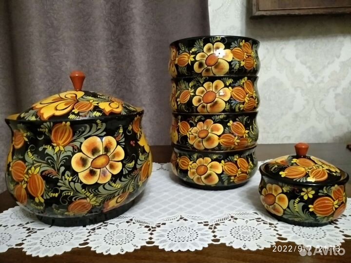 Посуда хохлома СССР