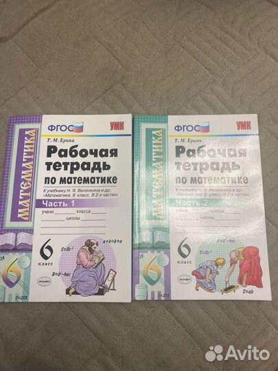 Рабочая тетрадь по математике 6 класс