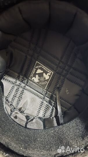 Мужская шапка мех морского котика