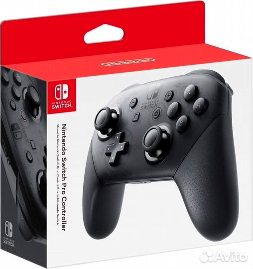 Беспроводной контроллер Nintendo Switch Pro Controller (черный)