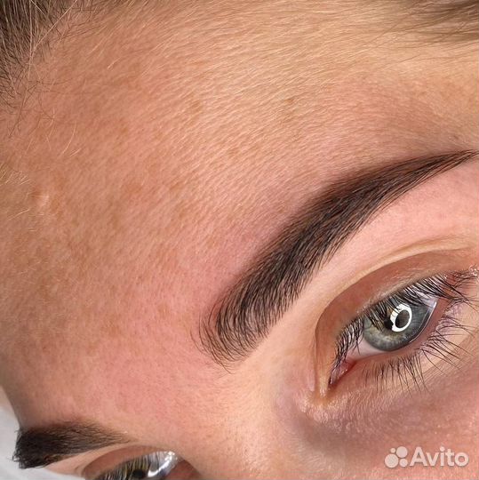 Перманентный макияж бровей губ и век татуаж