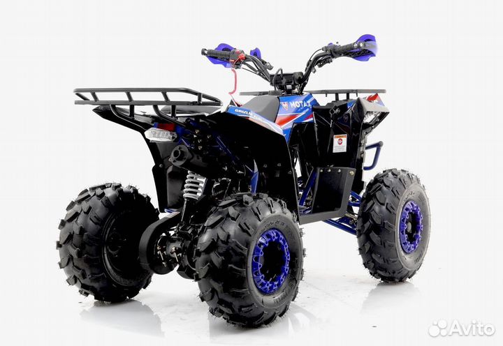 Детский квадроцикл 125 кубов Grizlik A125 синий