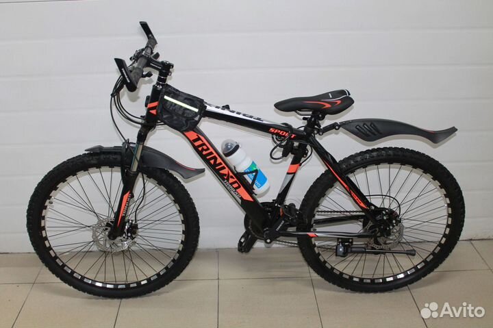 Велосипед горный Черно-оранжевый