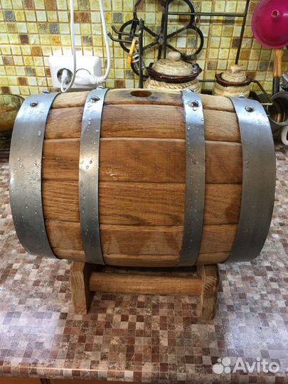 Бочка дубовая 5л подготовленная