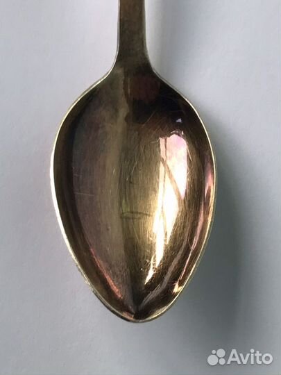Серебряная чайная ложка винтаж СССР