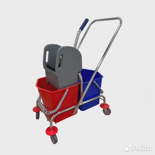 Тележка двухведерная 2*17 л с отжимом