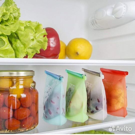 Многоразовые пакеты для хранения продуктов