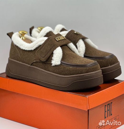 Полуботинки с мехом