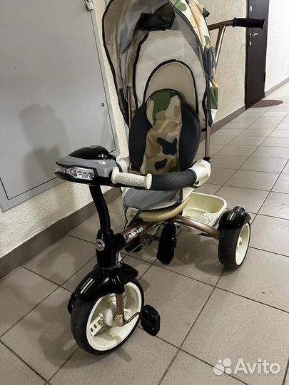 Детский велосипед с ручкой