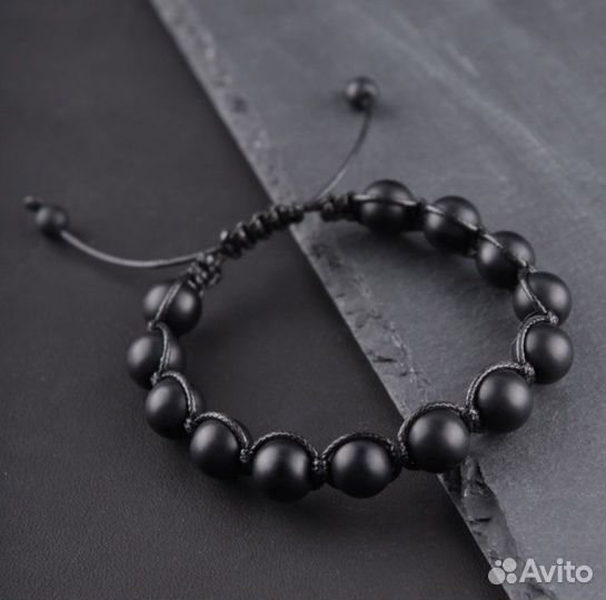 Браслет шамбала с натуральными камнями