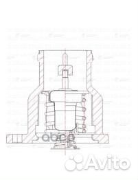Термостат для а/м Лада 111719 Калина (с ниж. кр