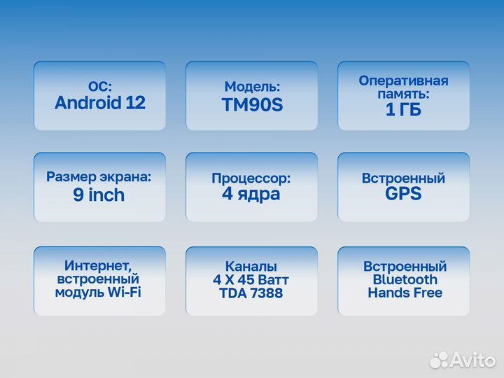 Автомагнитола Mekede M90S UAZ Patriot 2012-2016