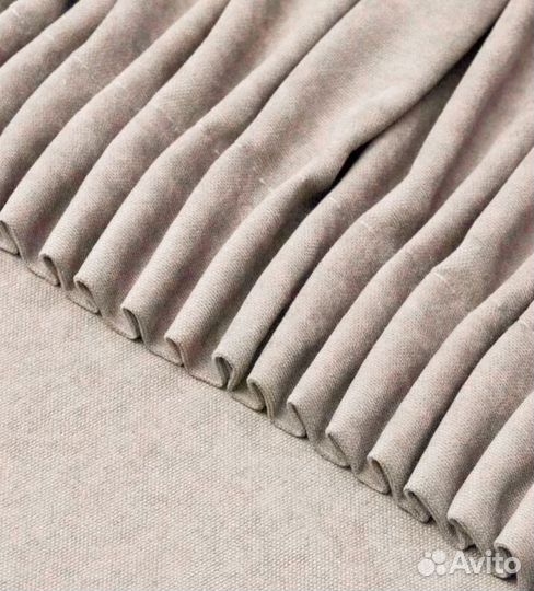 Шторы канвас серые 230