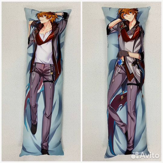 Подушка обнимашка анимэ (дакимакура) Геншин Импакт