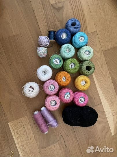 Нитки для вязания ирис, пряжа, диск кумихимо