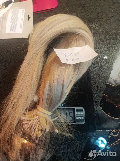 Волосы для наращивания блонд
