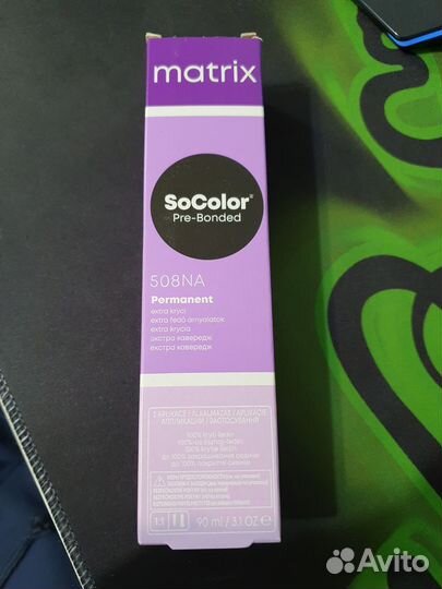 Краска для волос matrix 508NA