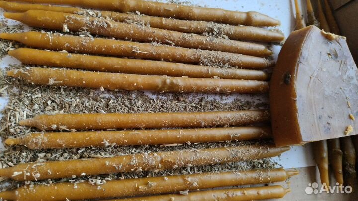 Свечи с полынью и подвески