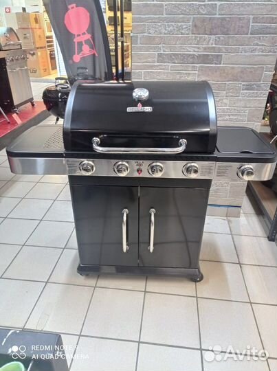 Газовый гриль Bellagio Villa 400 Black 4+1 горелки