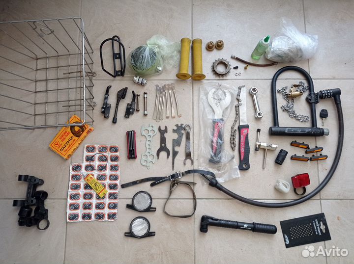 Велозапчасти и велоинструменты разные