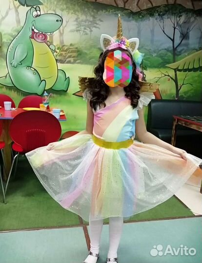 Костюм единорожки для девочки 7-9 лет