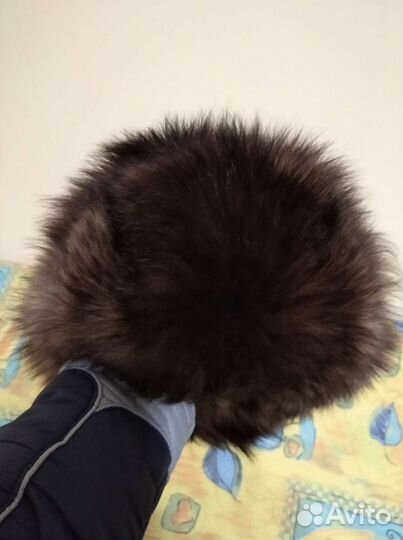 Мужская шапка из собачьей шерсти