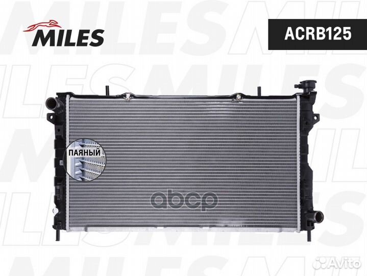 Радиатор chrysler voyager 2.4 00- паяный acrb12