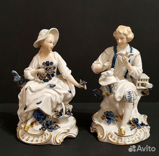 Парные статуэтки Зитцендорф, Германия ГДР