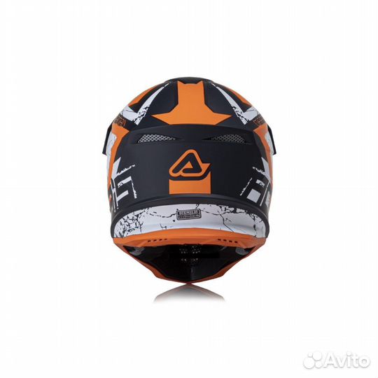 Мотошлем Acerbis profile-4 Orange-White