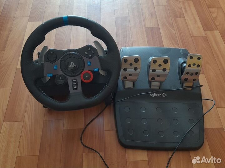 Игровой руль с педалями Play Steyshon