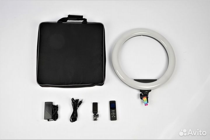 RGB светодиодный кольцевой осветитель видеосвет