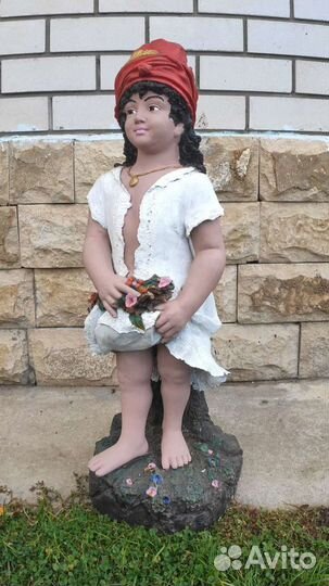 Старинная фигура, терракотовая