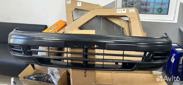 Бампер передний nissan sunny/lucino 96-98