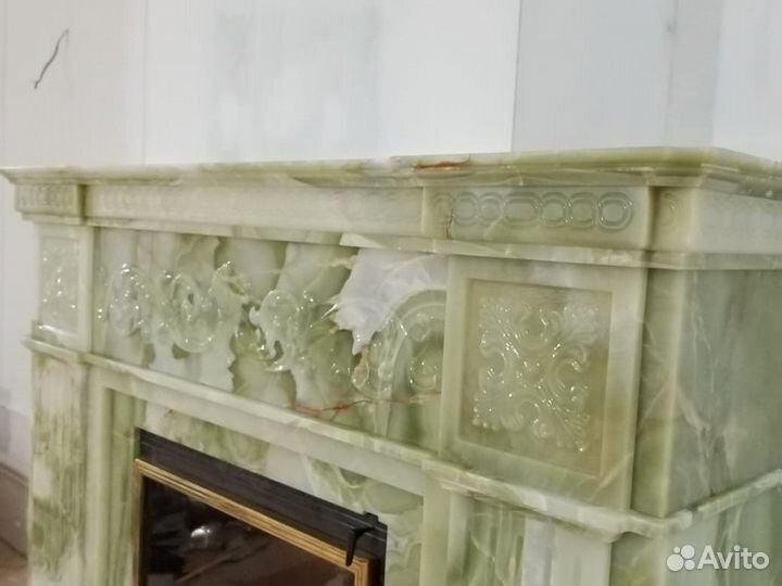 Камин из натурального камня